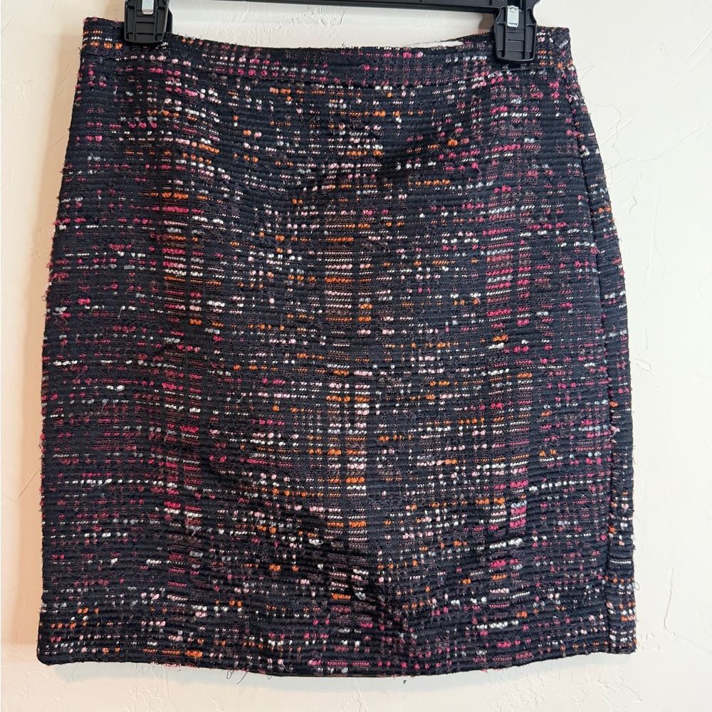 LOFT Vibrant Tweed Pencil Skirt